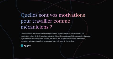 Quelles sont les motivations à travailler pour NIKE.